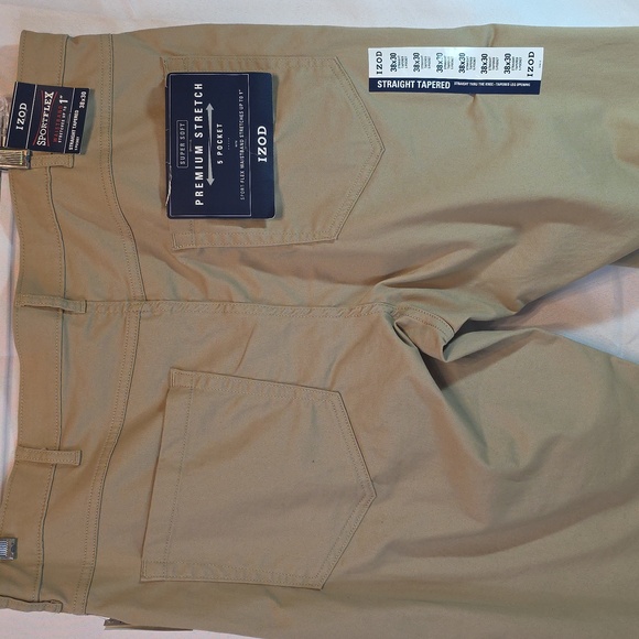 NWT Men's IZOD Trousers, Stretchy, 38/30 - Picture 5 of 8